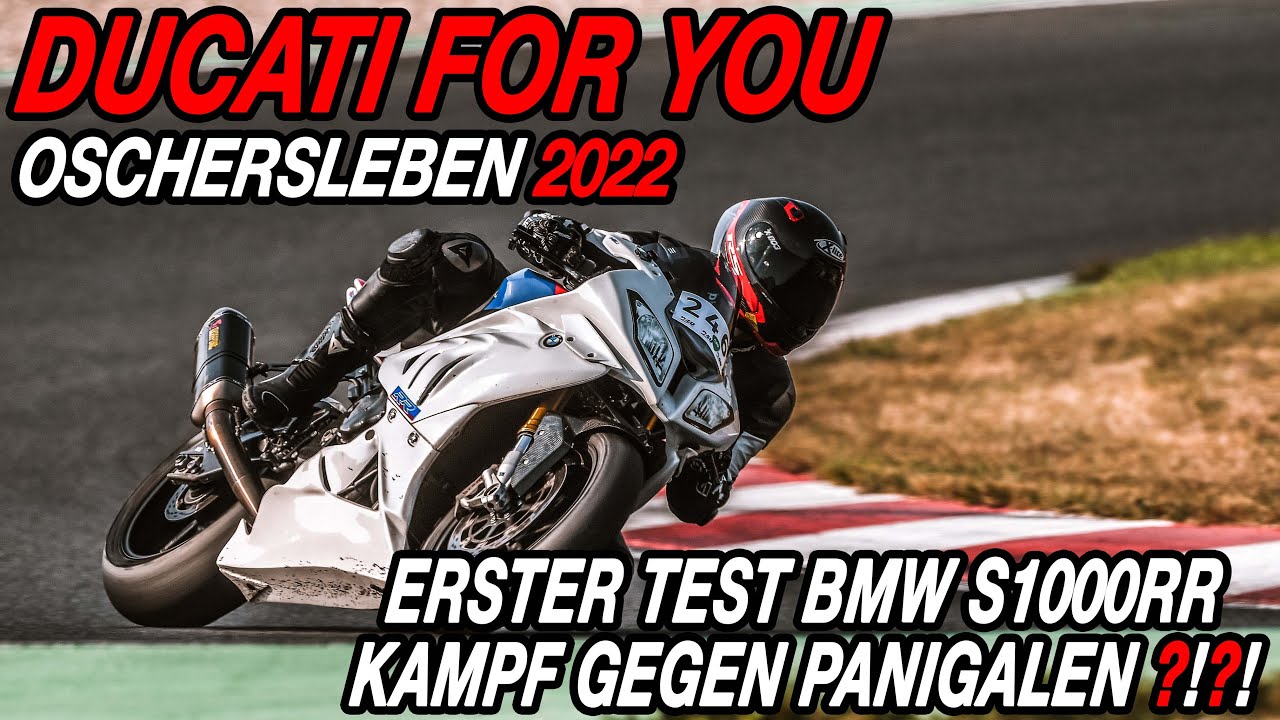 Ducati for You - Oschersleben 2022 - Erster Test BMW S1000RR - Kampf gegen Panigalen ?!?!