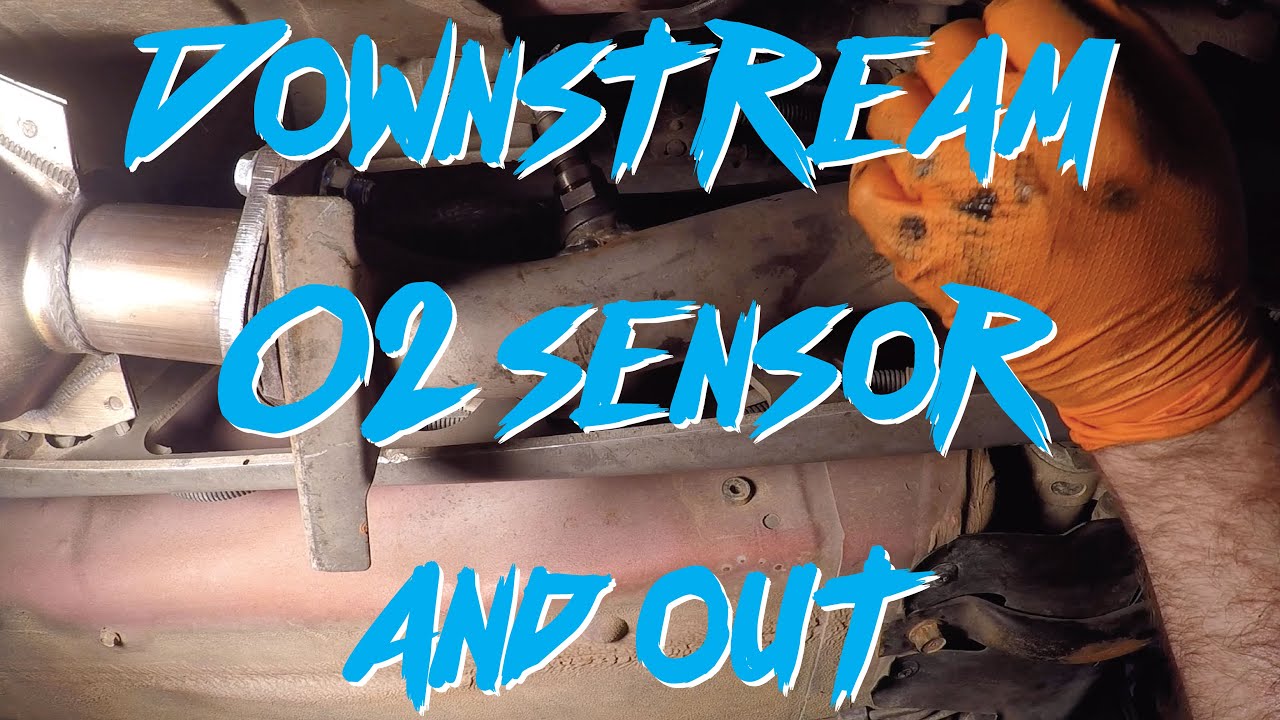 Down stream O2 sensor and out.