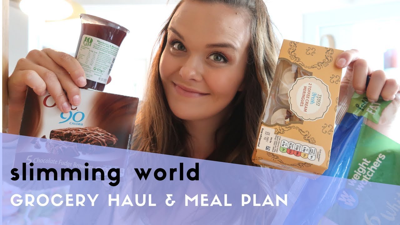 SLIMMING WORLD GROCERY HAUL & MEAL PLAN - FAMILY FRIENDLY TOO!