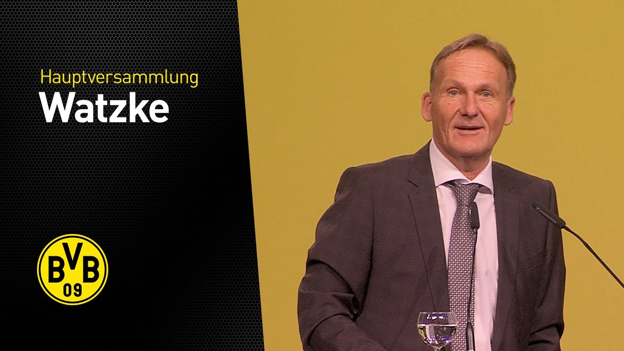 Hans-Joachim Watzke auf der Ordentlichen Hauptversammlung 2016
