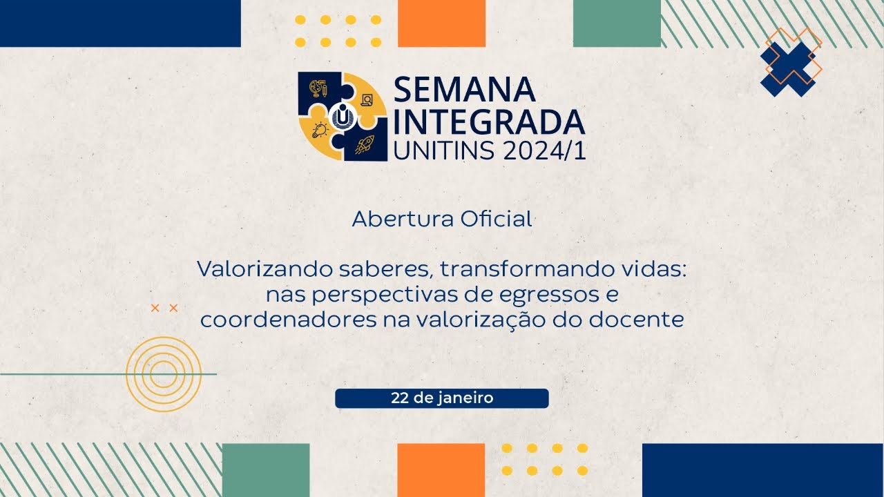 SEMANA INTEGRADA 2024/1 - ABERTURA OFICIAL