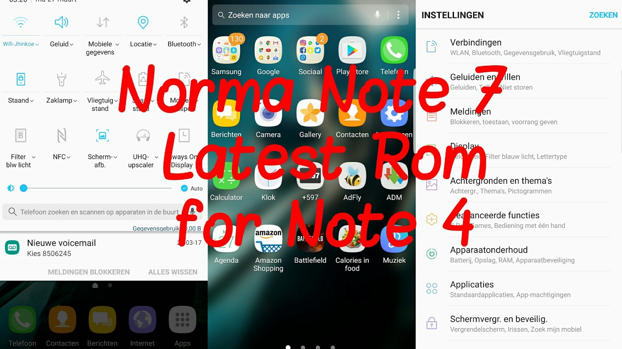 Norma Note 7 Rom v14 Port for Note 4 N910F/G/T | Best, Smooth Note 7 experience on N910F #Note4Roms