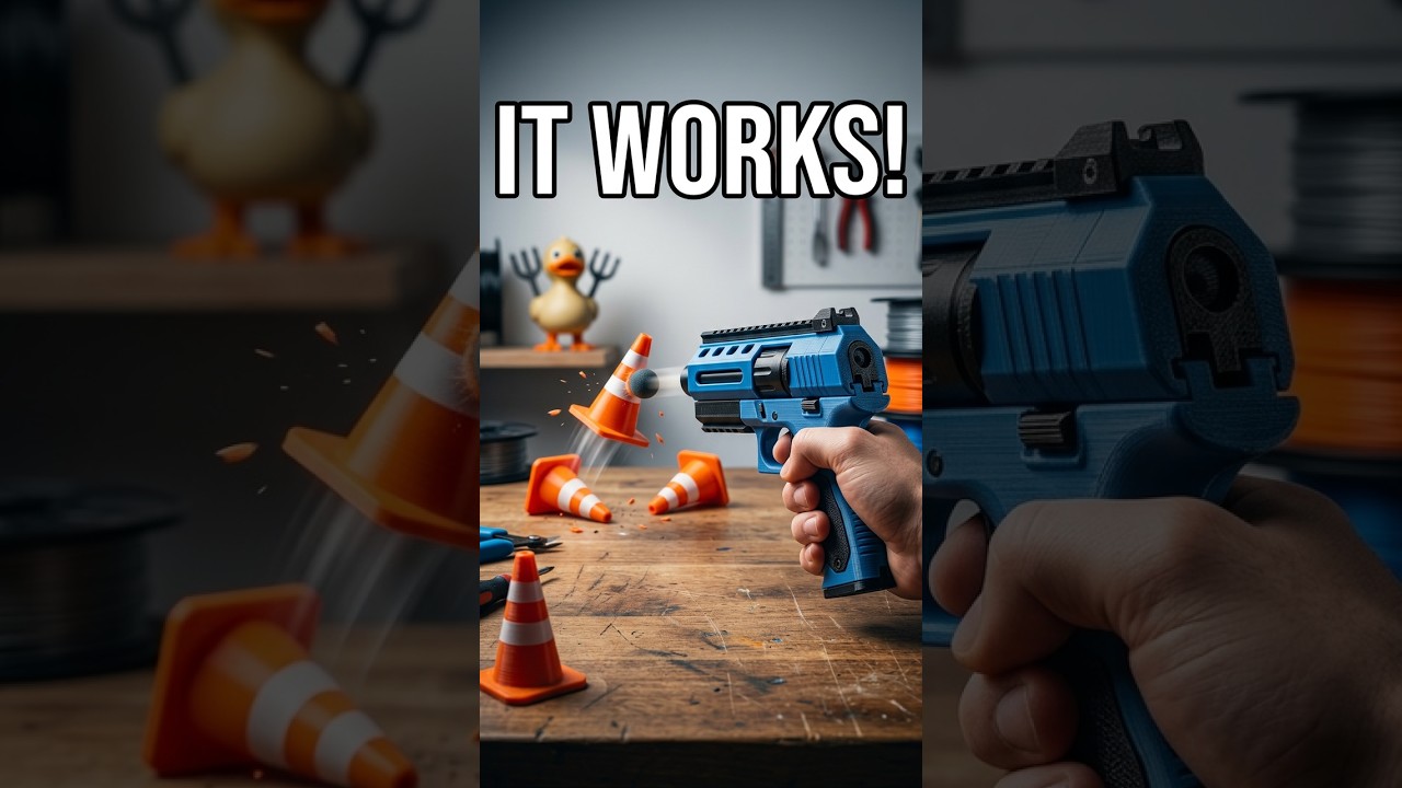 3D Printed Airgun Precision Shooting Challenge #accuracy #airpistol #diy