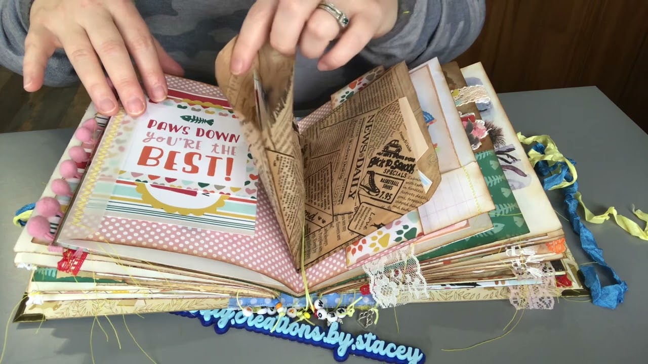 Little Golden Book Junk Journal Walk thru   FOR SALE