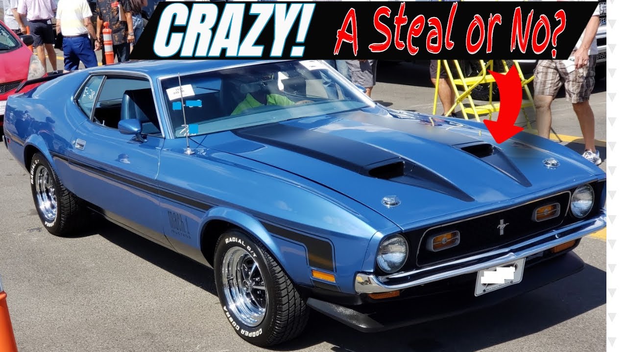 How much is a Ford Mustang Mach 1 at a Dealer Auction? Good Deal or not?