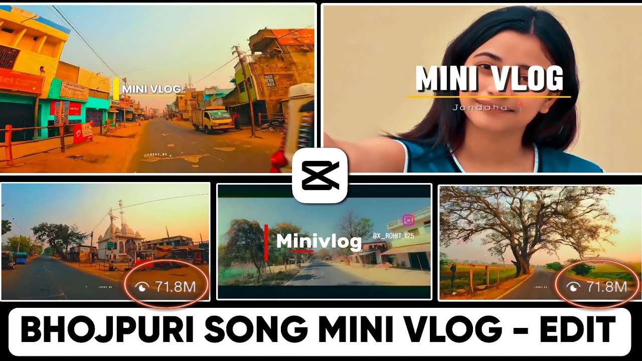 Bhojpuri Song Mini Vlog Editing | Daily Mini Vlog Bhojpuri Song Editing | Daily Mini Vlog Reels Edit
