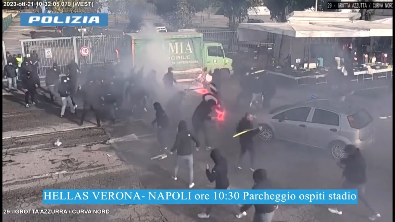 Daspo a 97 ultras di Hellas e Napoli. Anche scontri interni alla curva