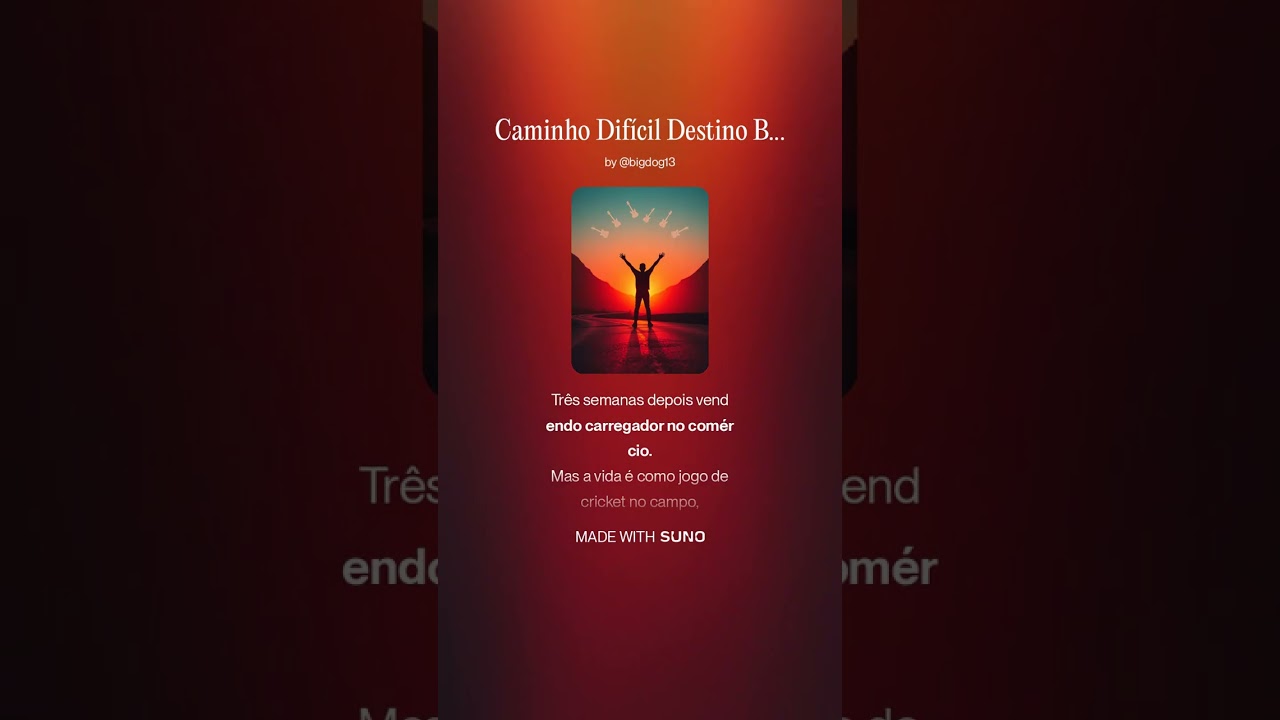 Caminho Difícil Destino Bonito (Portuguese Classic Rock Female)Rough Road | Verman Bedessee &BDC AIM