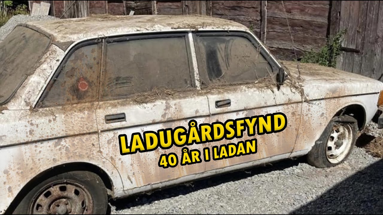 Ladugårdsfynd Volvo 140 - Stått undangömd i nästan 40 år