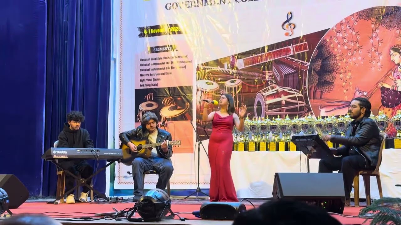 Western Solo Vocal Winner | HPU Inter College Youth Festival Group-II #college #youthfestival2025 