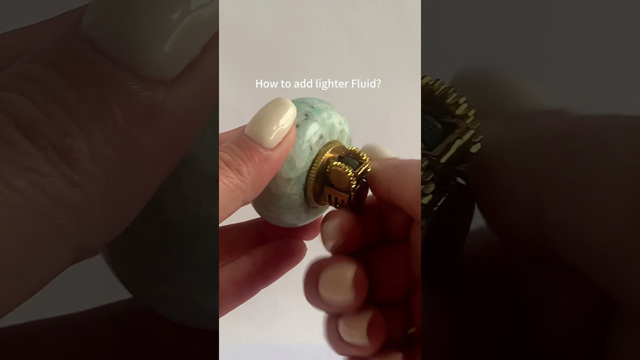 Marble Lighter | Special Lighters | Kerosene Addition Process