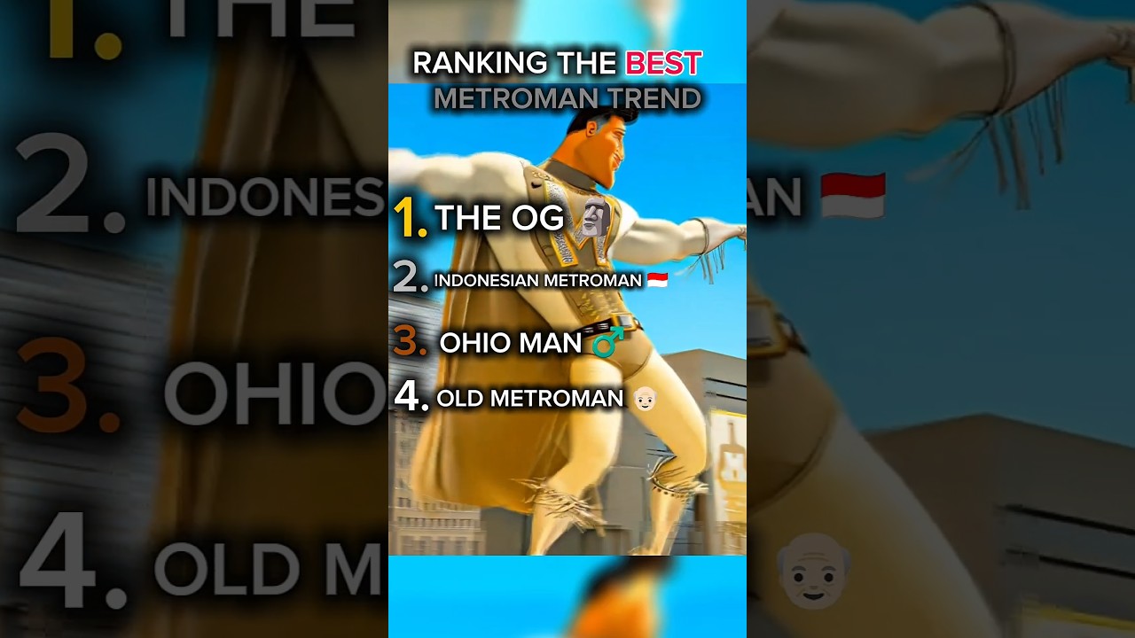 Ranking The Best Metroman Trend 🗿