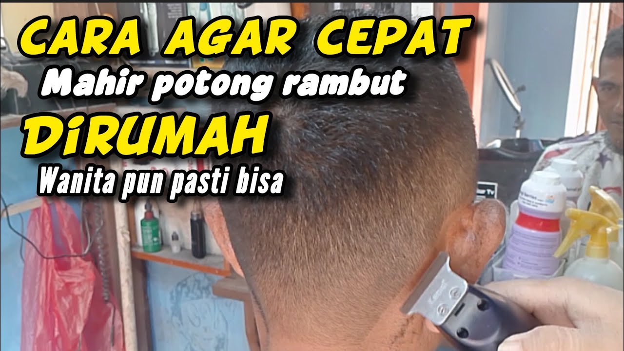Cuma 8 menit dijamin mahir potong rambut