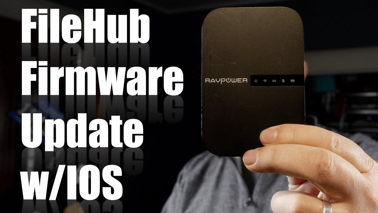 Updating the FileHub Firmware from your iPhone or iPad