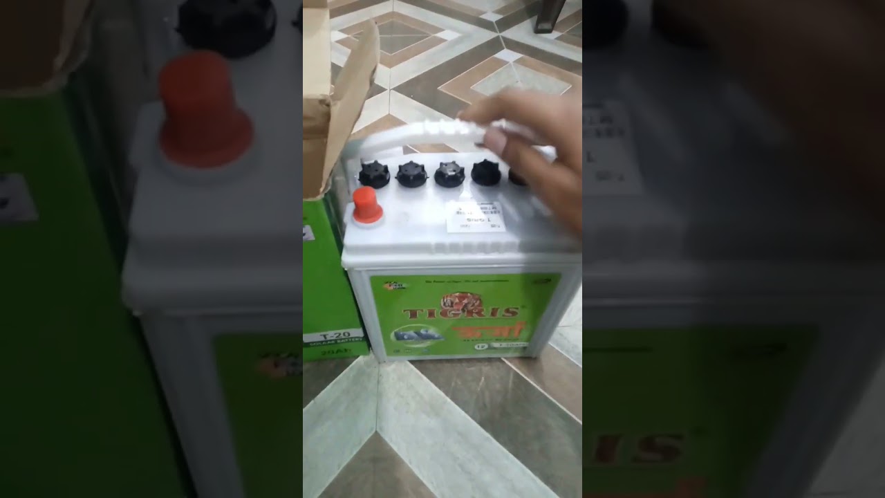 unboxing 20ah solar battery