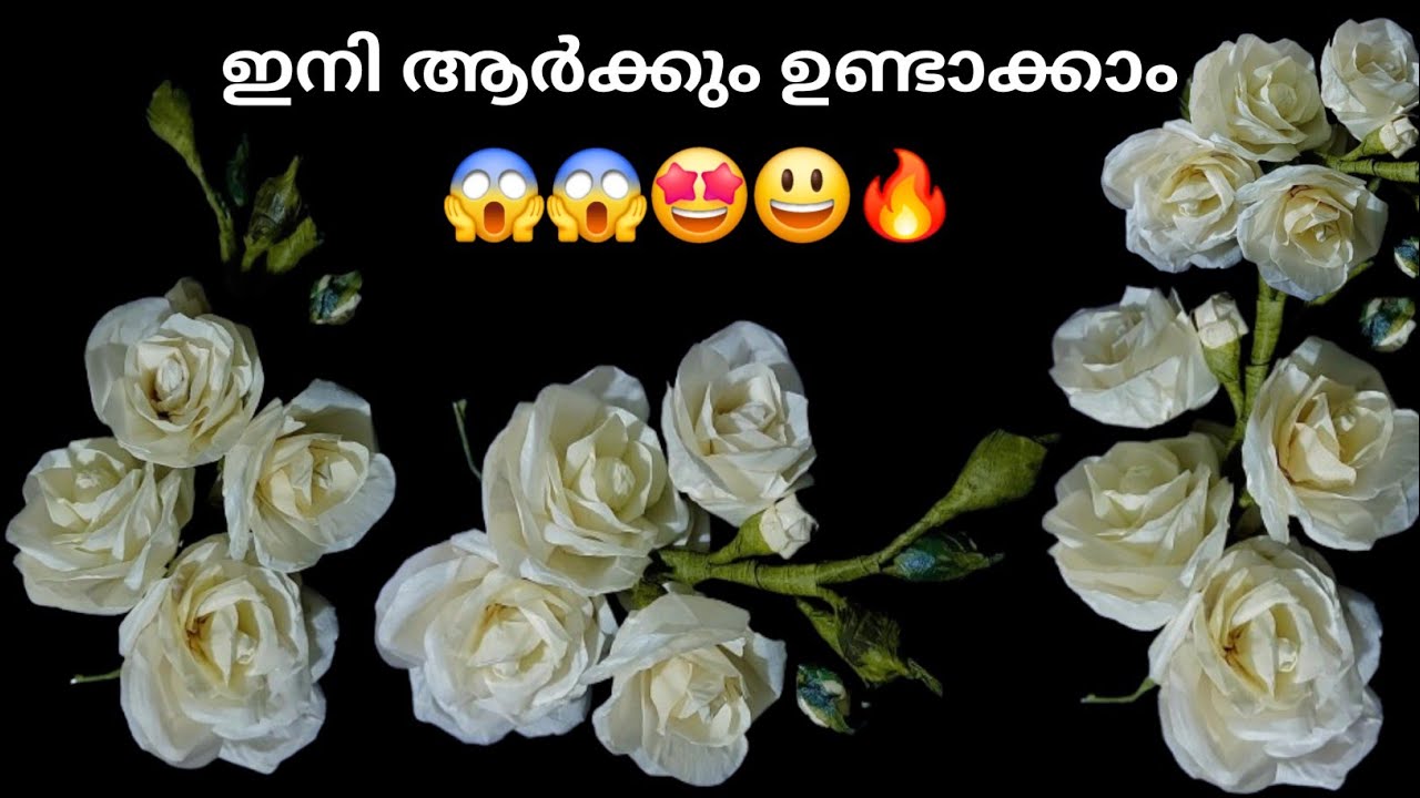 ഈ കിടിലൻ റോസാപ്പൂ എന്തുകൊണ്ട് ഉണ്ടാക്കിയതാണെന്ന് മനസ്സിലായോ 😱😃🔥|#dryflower|#youtubevideo|#craft|#diy