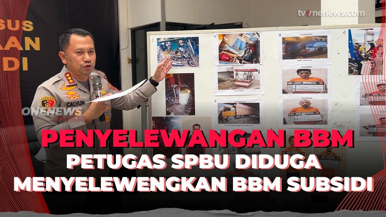 Polisi Bongkar Sindikat BBM Subsidi di Medan, Tiga Oknum SPBU Ikut Diciduk | OneNews Update