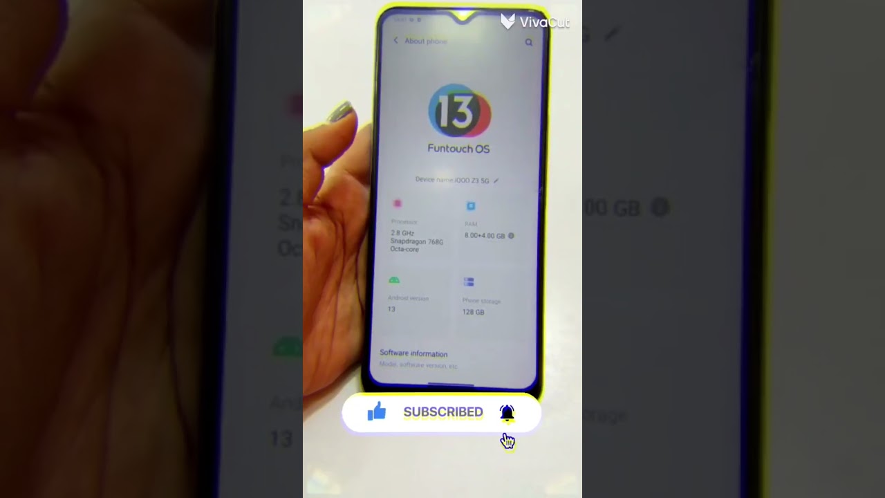 IQOO Z3 5G)8GB/128GB BEST GAMING PHONE SNAPDRAGON 768#shorts#viralvideo