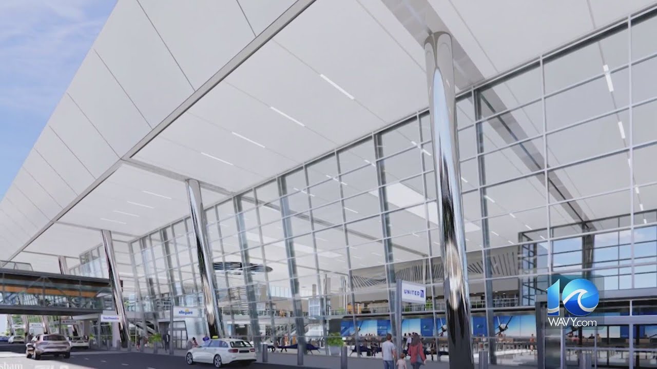 New design for Norfolk Airport terminal revealed, as well as two new destinations