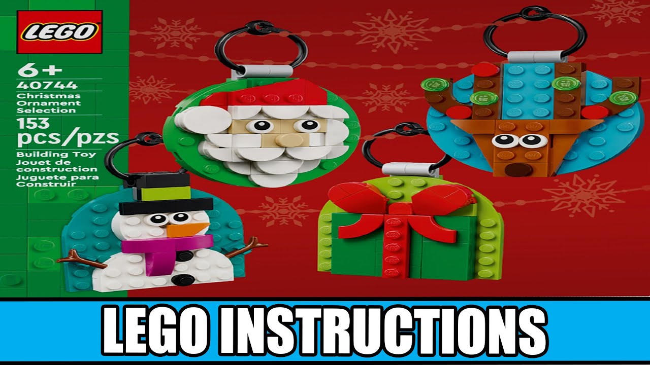 LEGO Instructions - Seasonal - 40744 - Christmas Ornament Selection