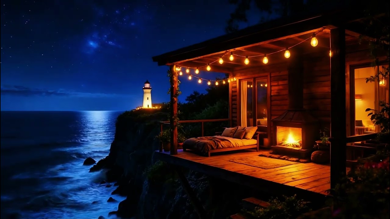 Ocean Waves for Sleep (No Ads) • Fall Asleep Quickly, Deep Relaxation, Stress Relief