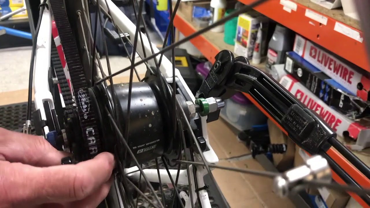 Kalkhoff Rear Wheel removal with Shimano Nexus 8-speed hub gears & Belt drive