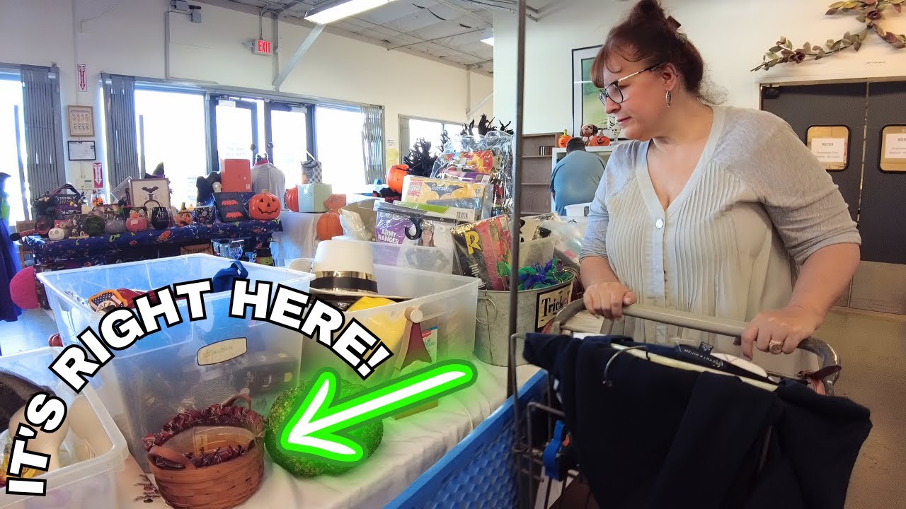 I Found AMAZING Longaberger and Glowing Glass at Fresno Thrift Stores