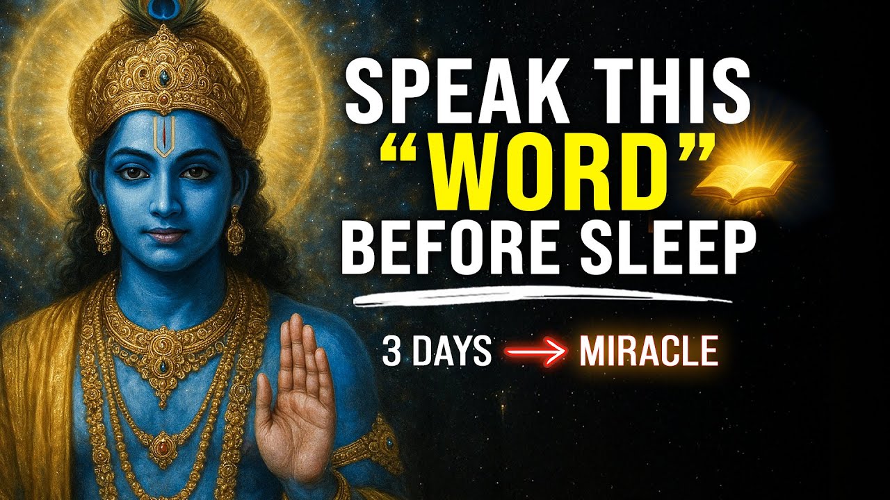 Do THIS Before Sleep as Krishna Said &ndash; Miracles Will Start in Just 3 Days | Krishna Message Now