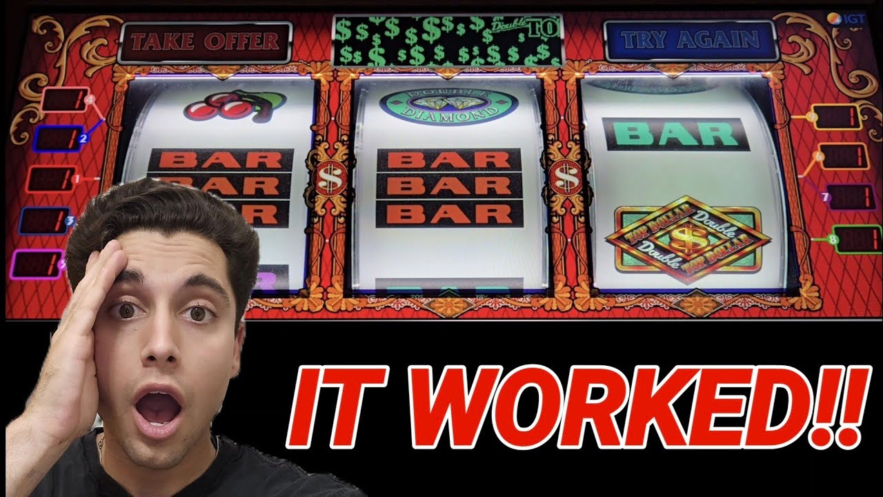 Broken Ladder Method WORKED!! 9 Line Top Dollar Slot Machine