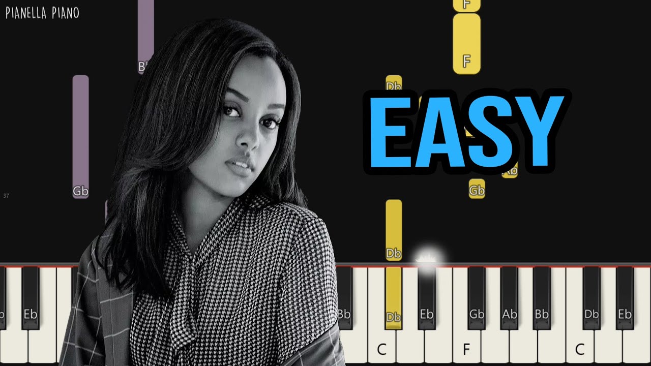 Ruth B. - Dandelions | EASY Piano Tutorial by Pianella Piano