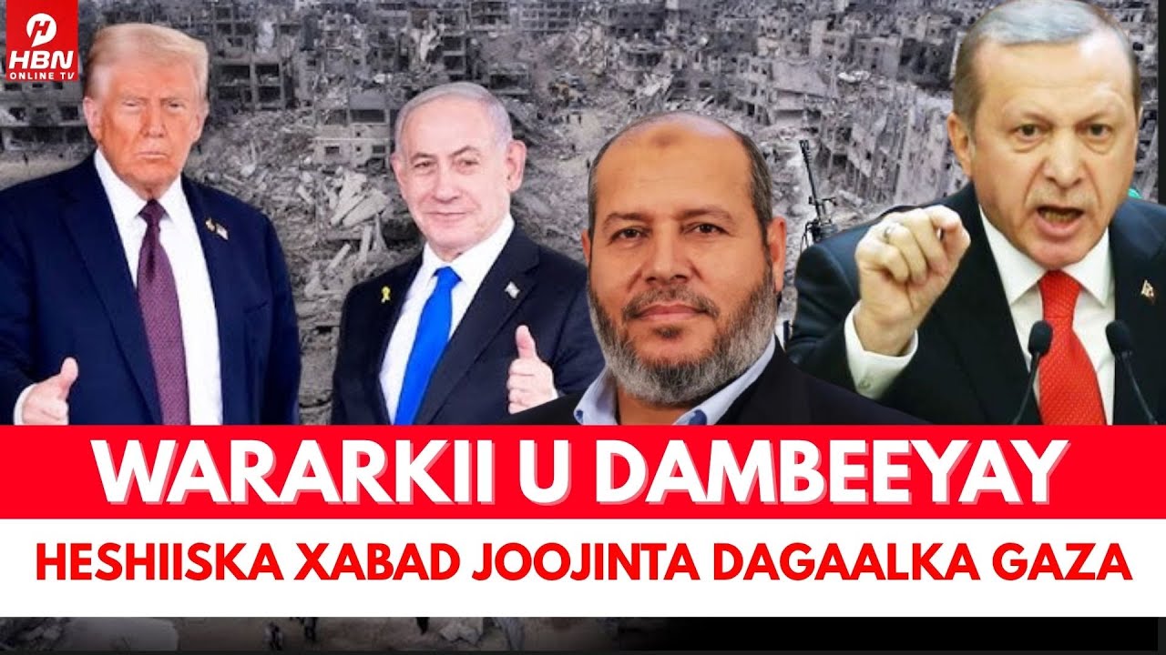 WARAR CUSUB OO HADDA KA SOO BAXAY HESHIISKA DAGAALKA Q@SA + TRUMP/ ERDOGAN + NITENYAHU + XMSS