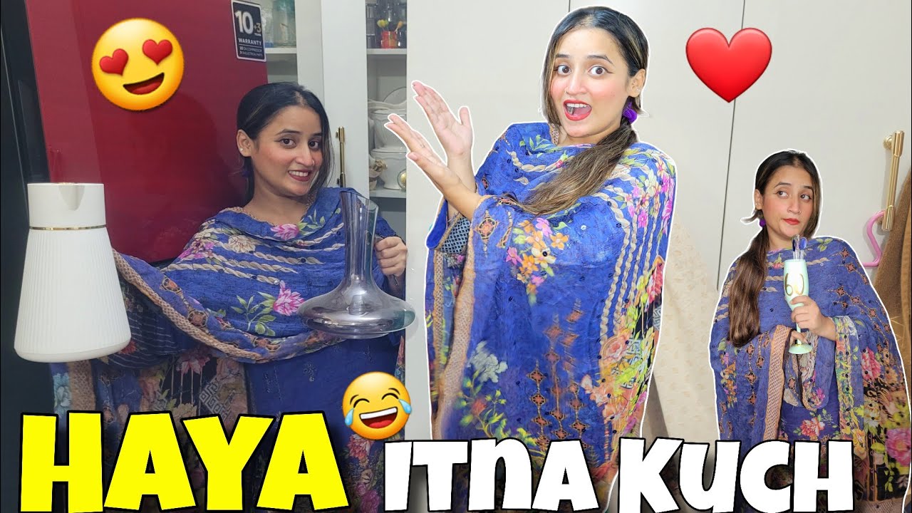 Mera divider ka itna Saman🤣 | Haya Itna Kuch🙄 | Inko Gussa agya ..
