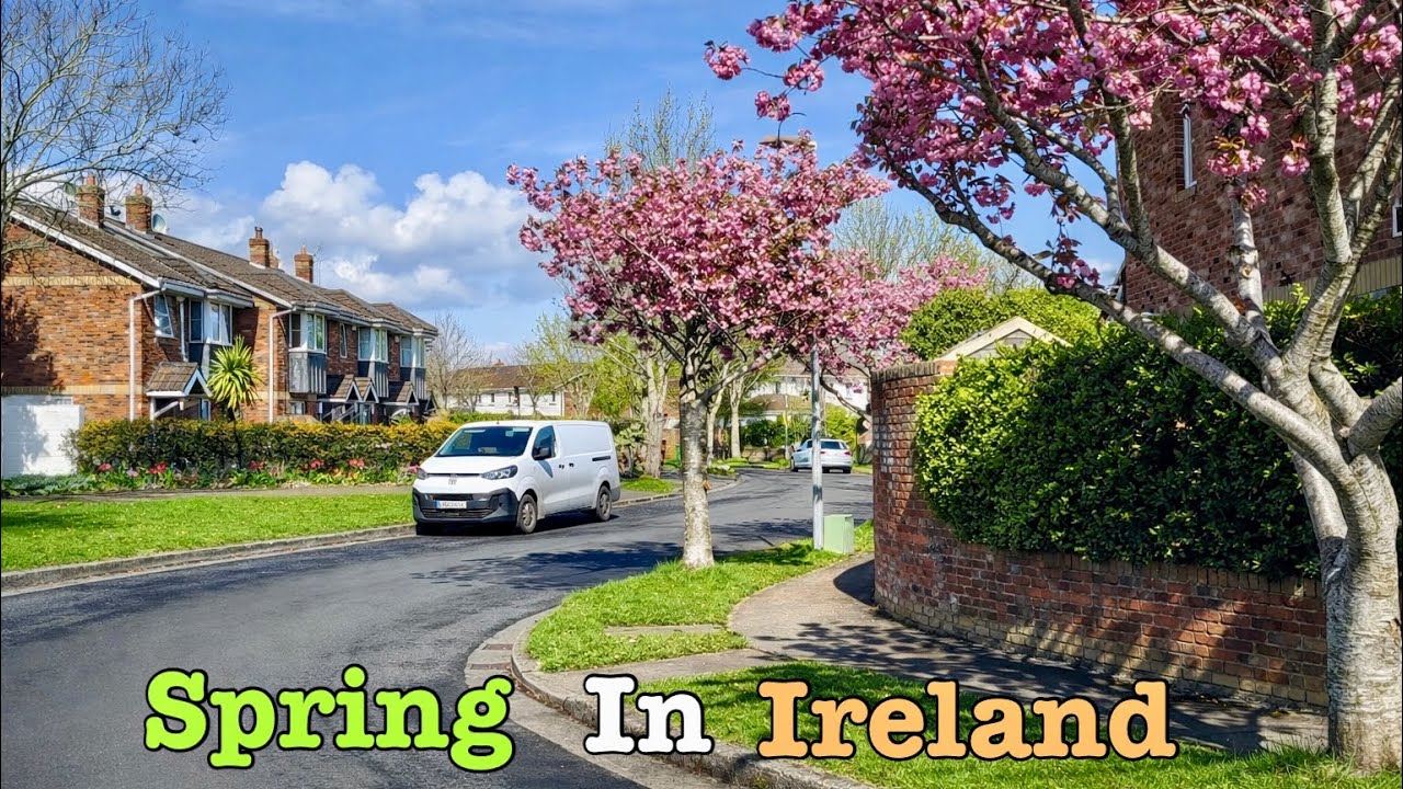 4k Driving Tour - Spring in Dublin Ireland 2026 | Lucan, Clondalkin, Walkinstown | UHD 60FPS