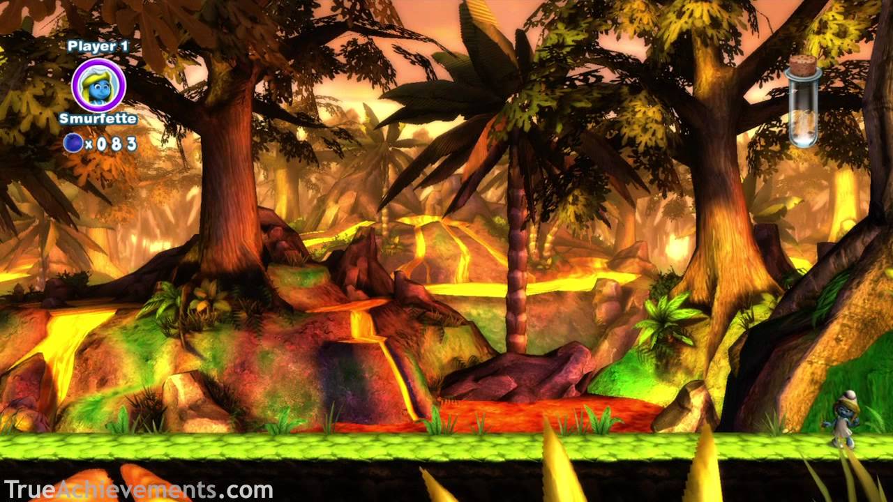 The Smurfs™ 2 - Level 5 (Lava Jungle) - All Smurf Coins