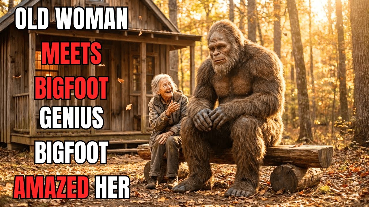 Old Woman Meets A Genius Bigfoot With A 200 IQ—Their Conversation Amazed Her