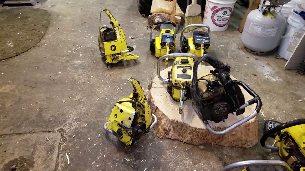 Identifying a 10 series McCullough chainsaw