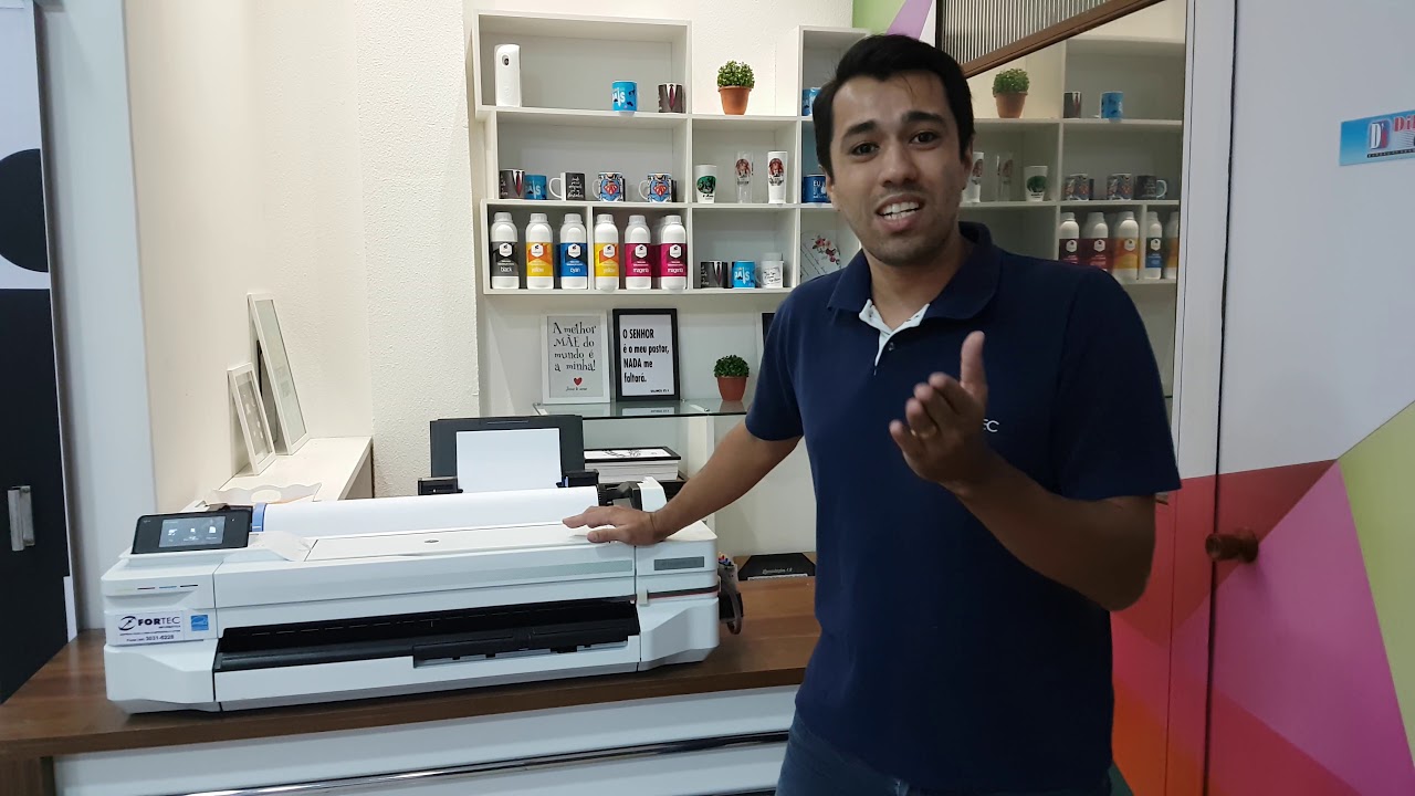 PLOTTER HP T130 24" - COM SISTEMA DE TINTA