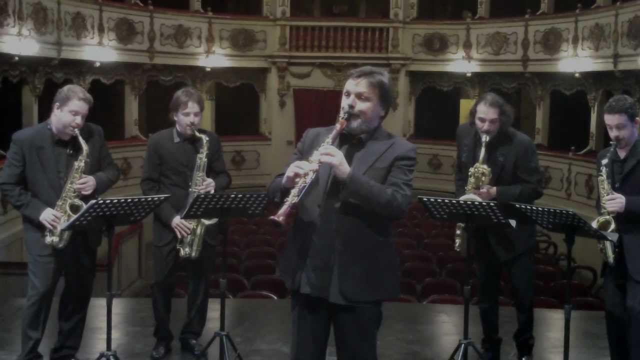 Guisganderie - Corrado Giuffredi & Saxofollia Saxophone Quartet