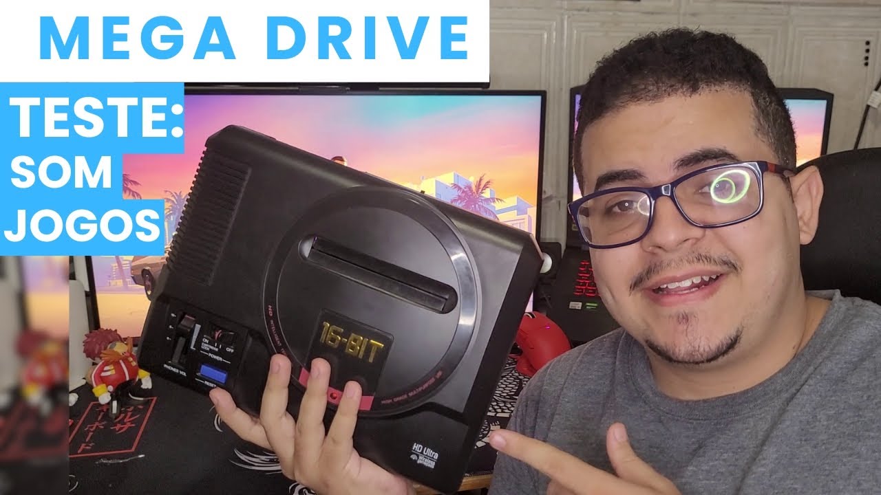 ABRI o MEGA DRIVE do ALIEXPRESS, testamos SOM e JOGOS | RETROAD ZD06