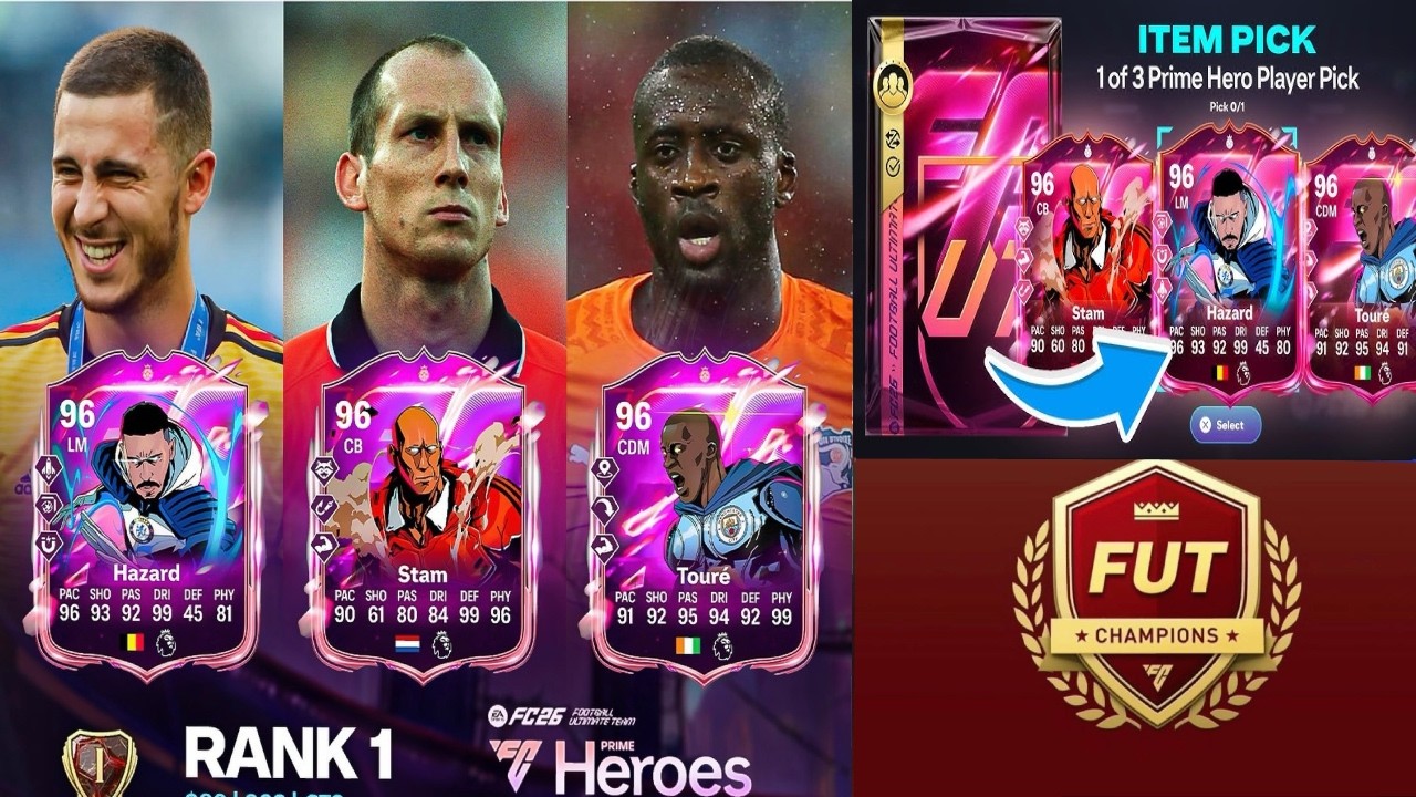 ПЕРВЫЙ РАНГ В PRIME HEROES FUT CHAMPS | ВЫБОР ИГРОКОВ PRIME HEROES ДЛЯ FC 26 ULTIMATE TEAM