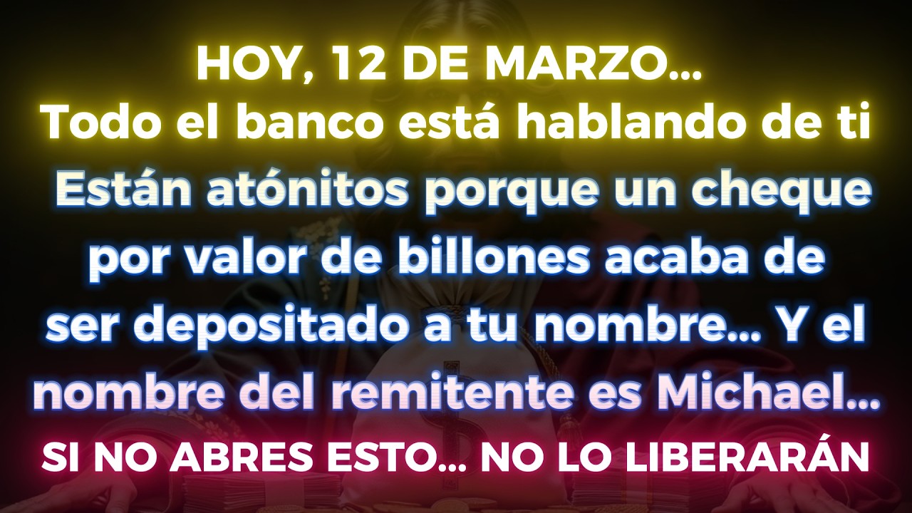 🤑🤑HOY 12 DE MARZO..TODO EL BANCO ESTÁ HABLANDO DE TI, ESTÁN ATONTOS PORQUE UN CHEQUE VALORA.