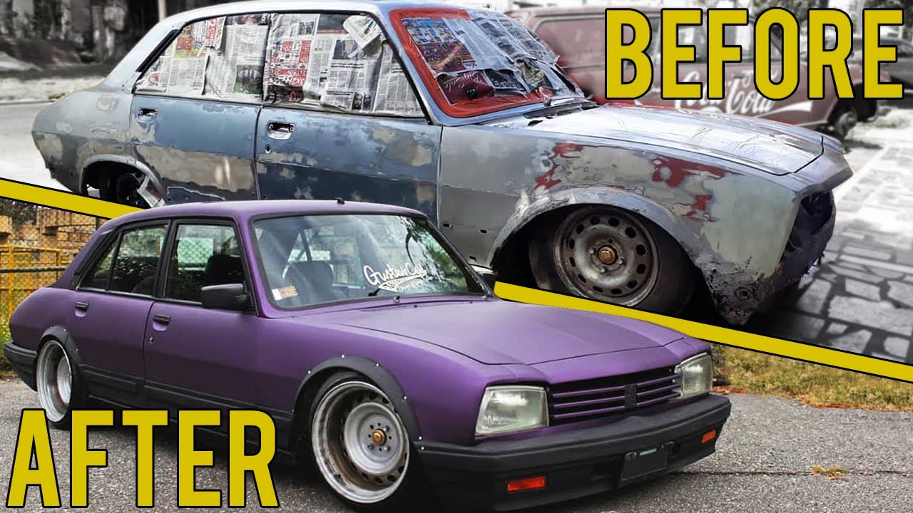 BUILDING A PEUGEOT 504 IN 10 MINUTES