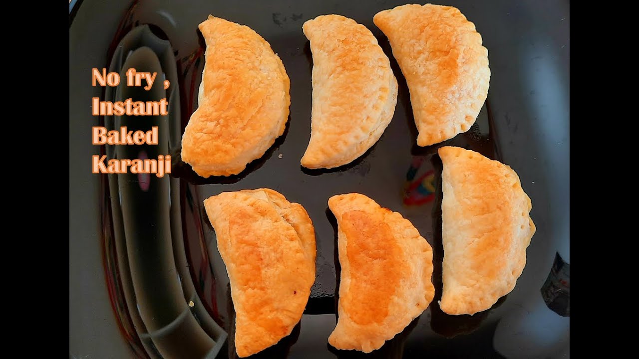 Baked Karanji II No Fry Easy and Instant Karanji #DiwaliRecipe