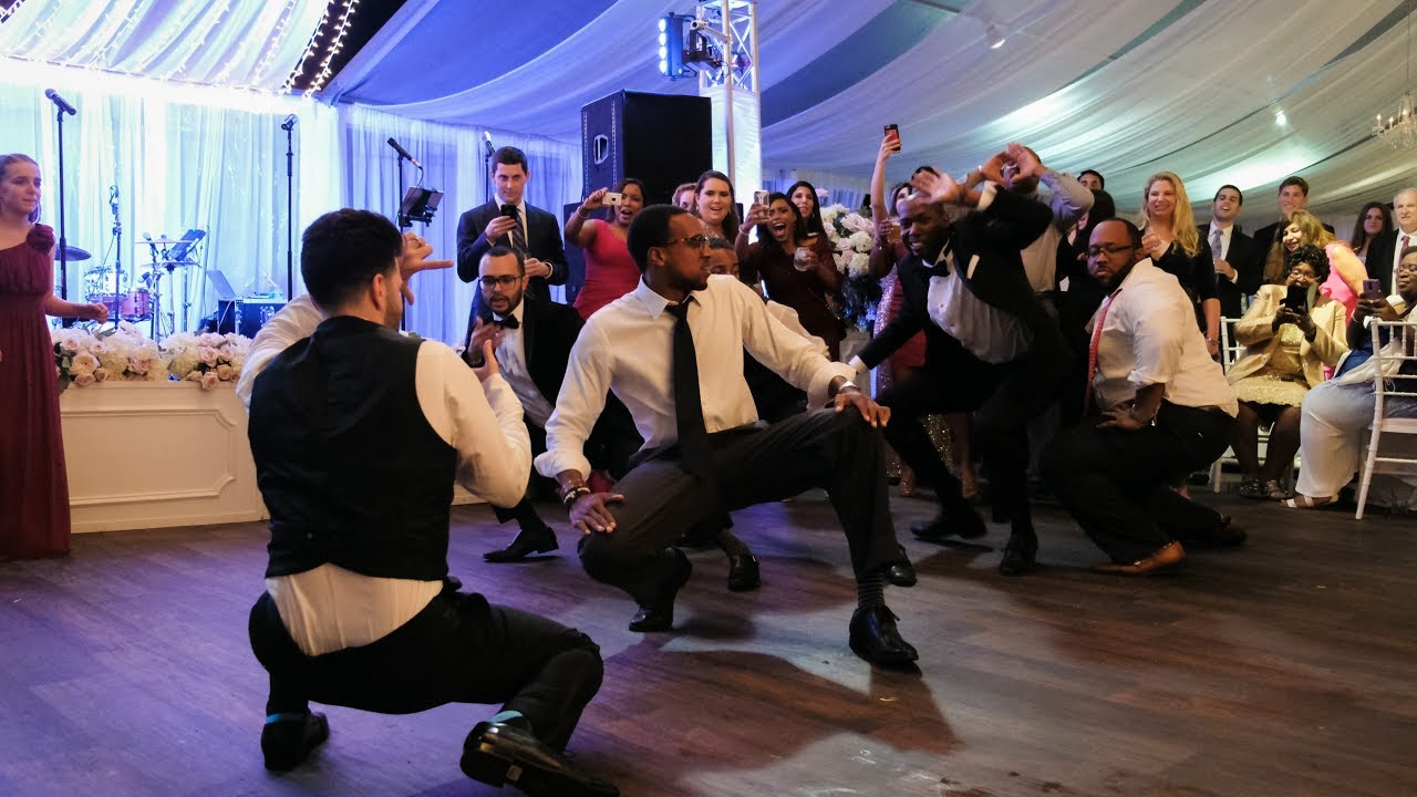 When the groom can DANCE!