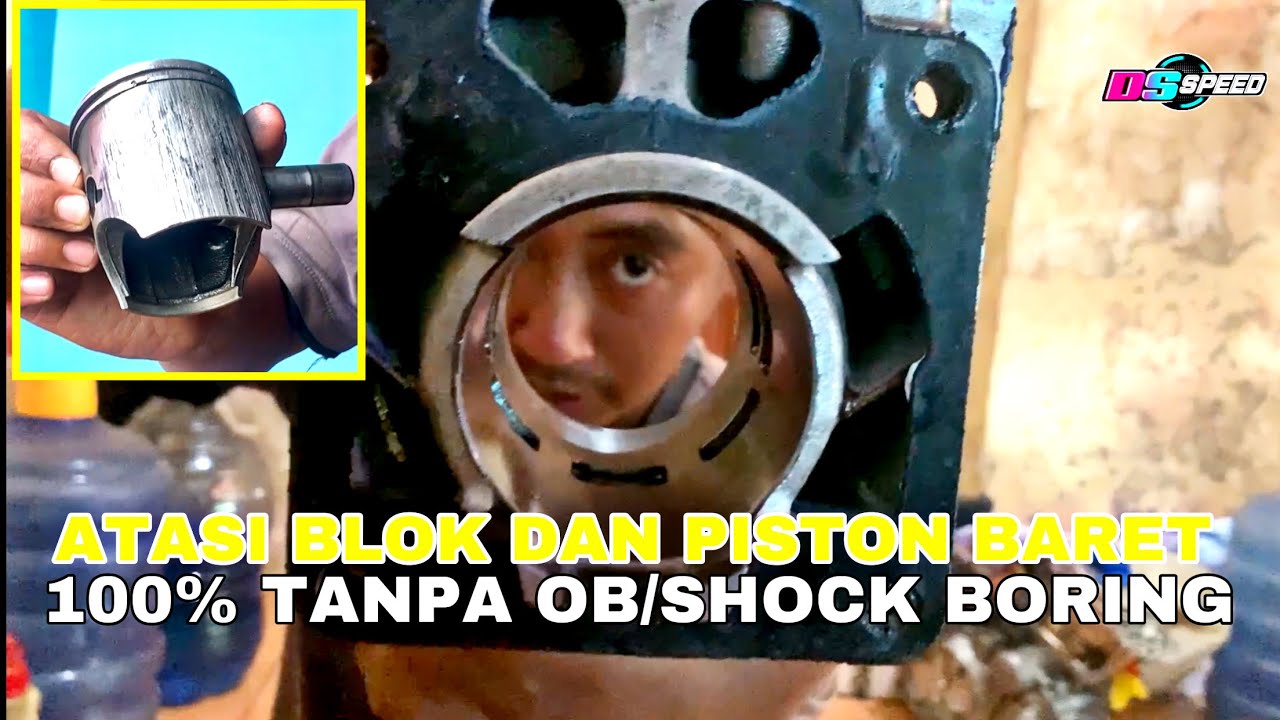 JANGAN DI OB/SHOCK!!! Atasi BLOK DAN PISTON NINJA BARET PARAH