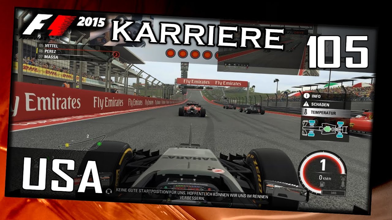 F1 2015/2. Saison #048/#105 USA/Rennen[German|HD+|PC] Legende 100%