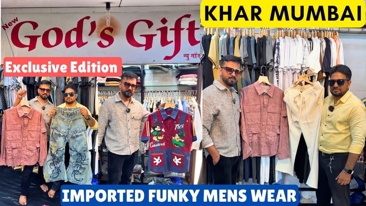 China Imported Funky & Basic Men’s Wear Wholesaler In Khar Mumbai | New God’s Gift Khar