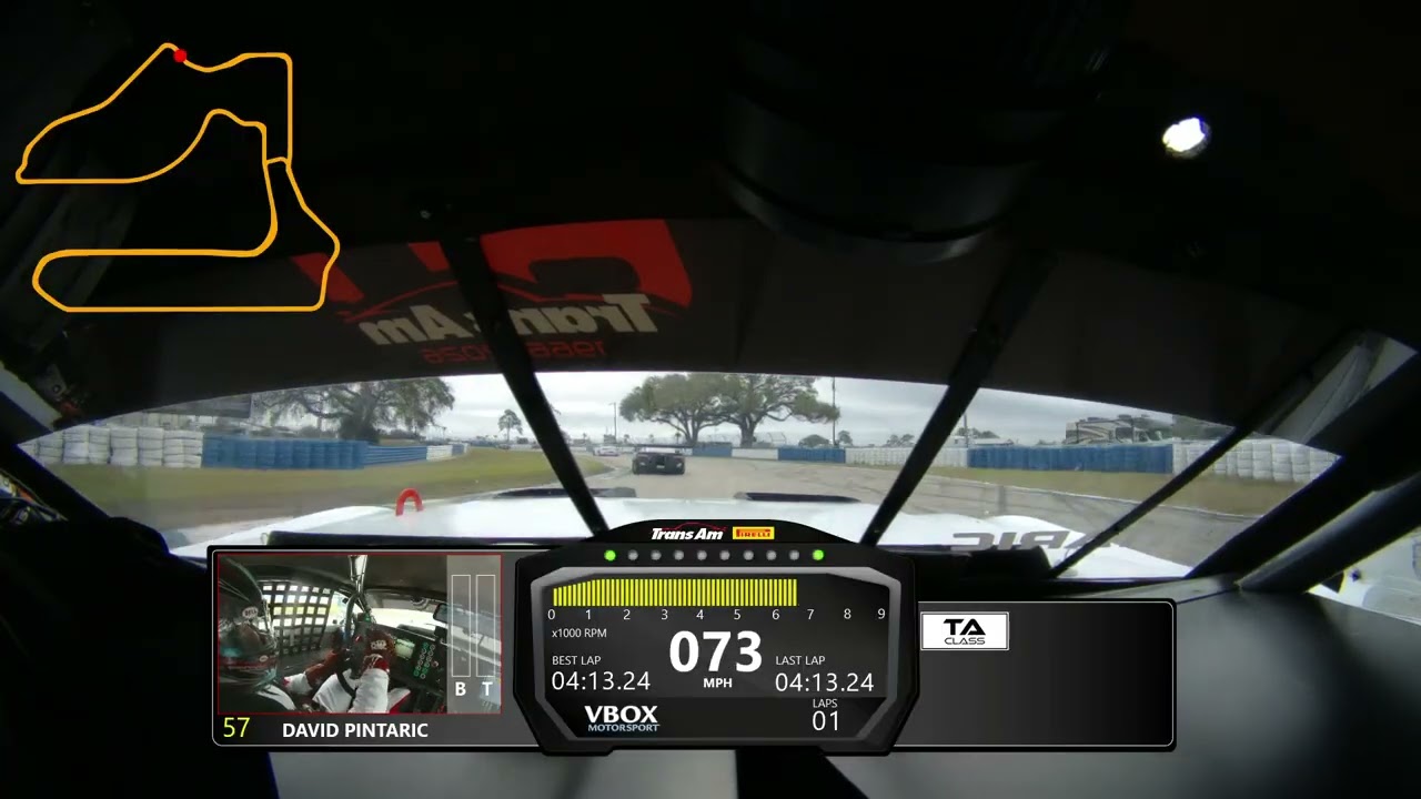 Trans Am Sebring 2026 Lap 1 action