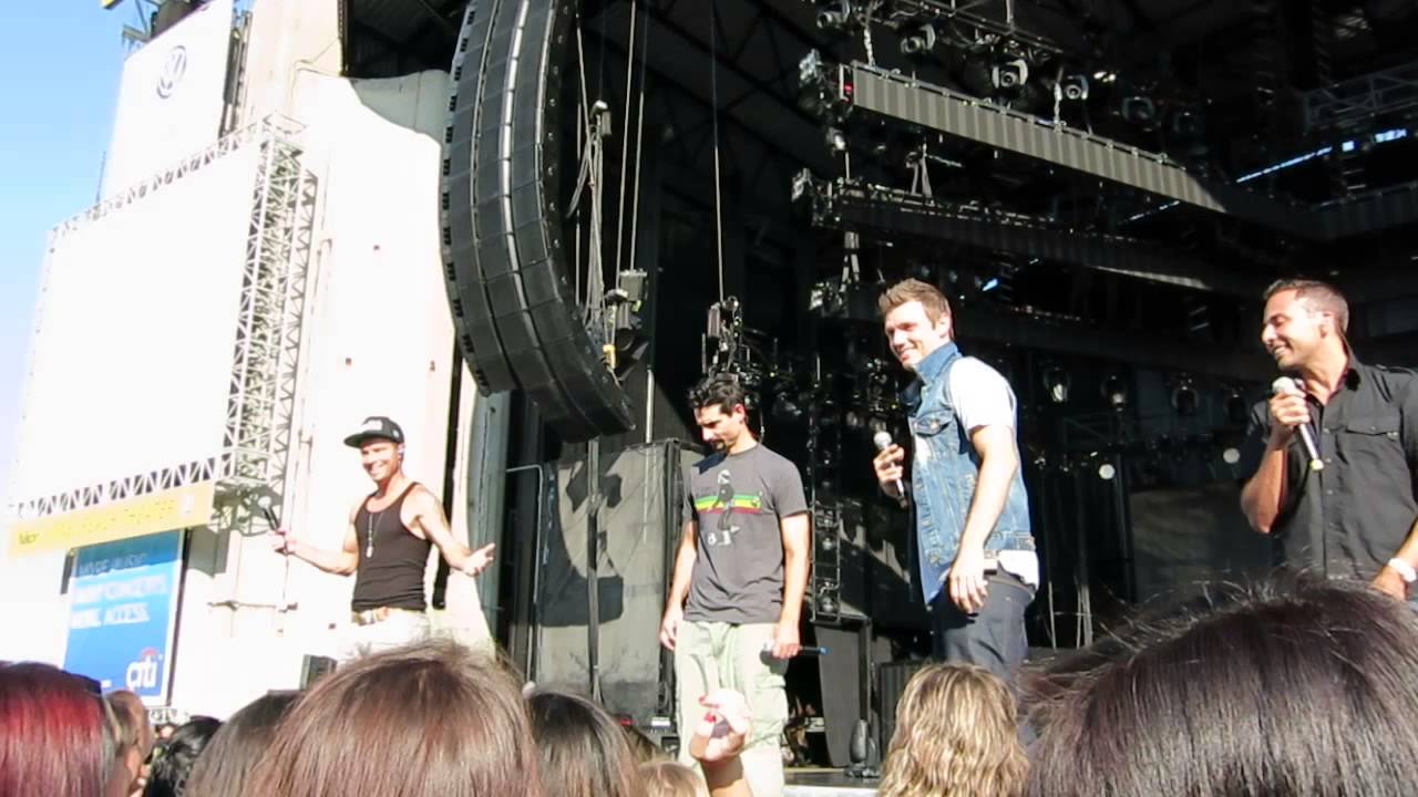 Backstreet Boys Soundcheck Party -- Q&A 3 (vid 8 of 10)
