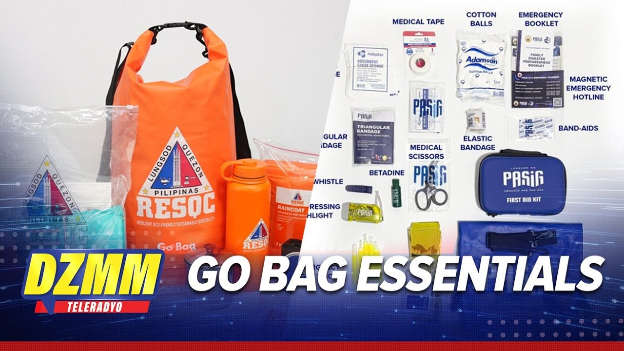 ALAMIN: Ano ang dapat laman ng Go Bag? | DZMM TeleRadyo